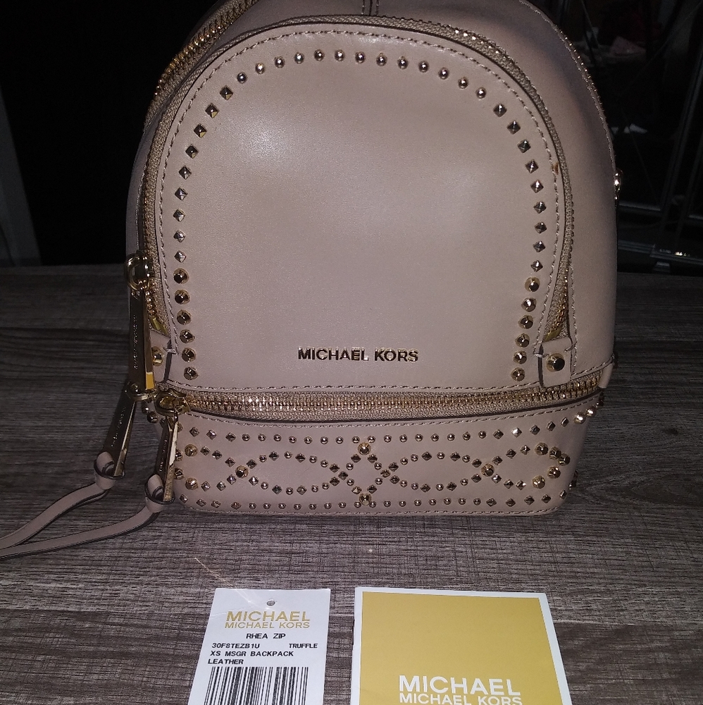 Michael Kors leather backpack